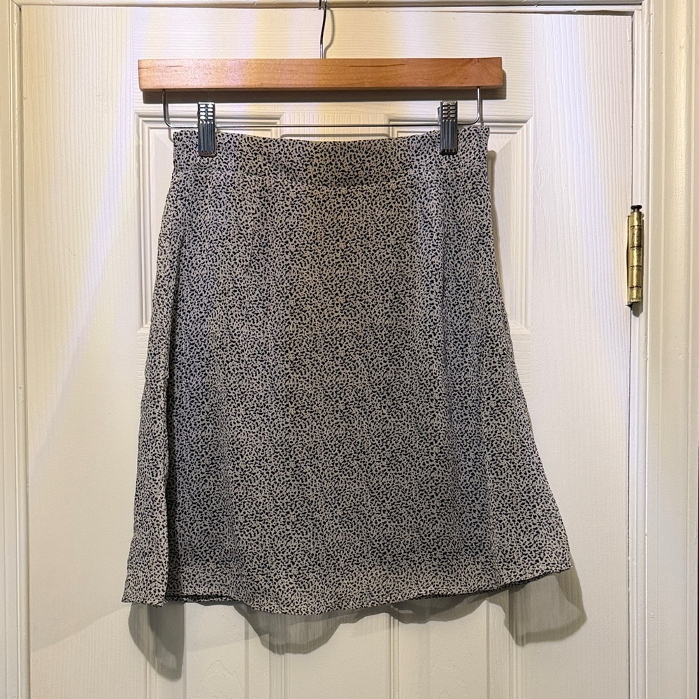 Sienna Sky Monochrome Patterned Mini Skirt
